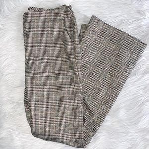 Chico’s 2R plaid women’s trousers wide leg